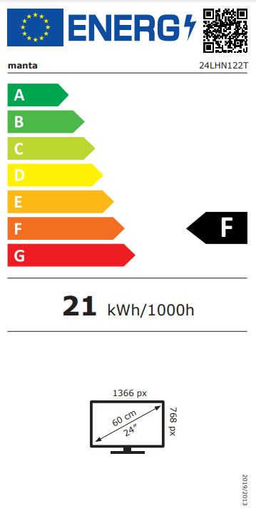 Manta 24LHN122T HD LED teler nutikate funktsioonidega
