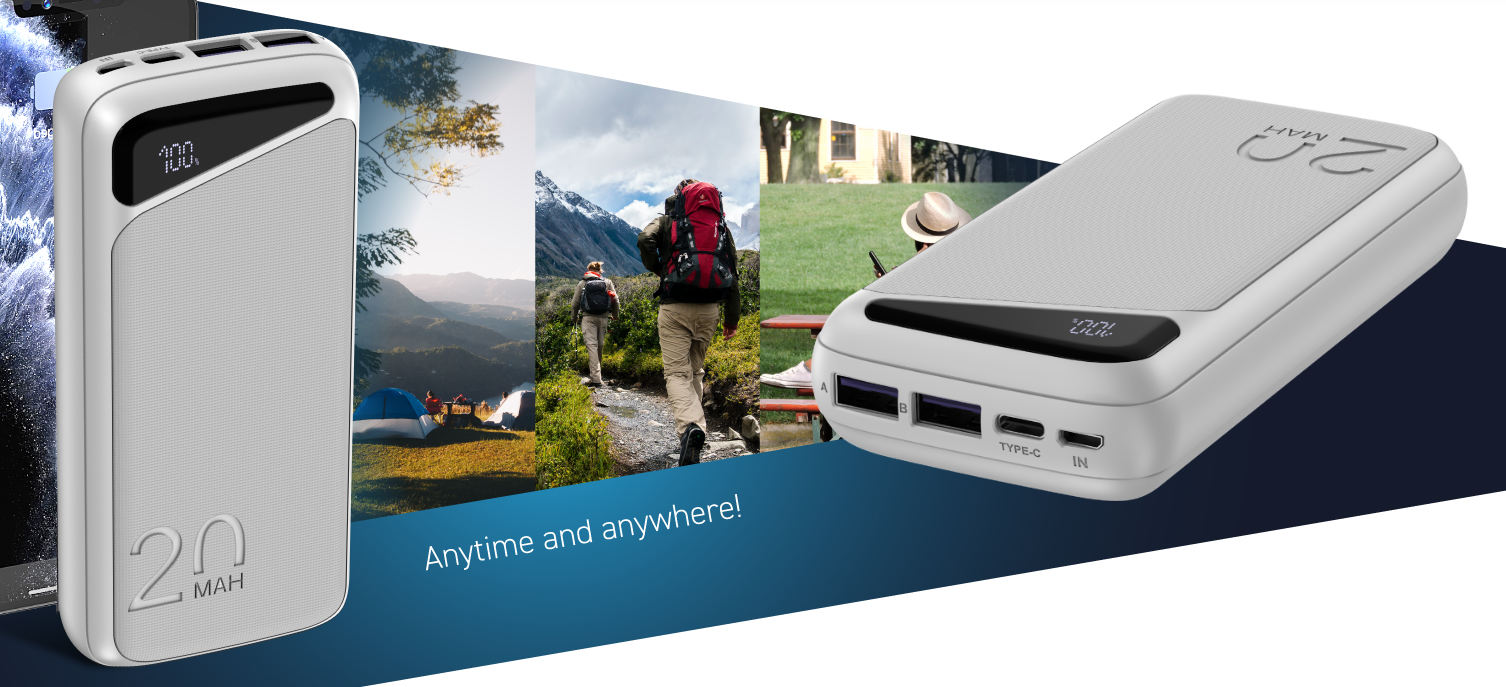 Navitel PWR20 MX Baltas Išmanusis Akumuliatorius 20000mAh