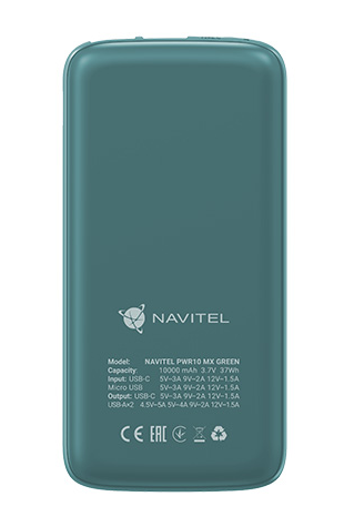 Видеорегистратор Navitel PWR10 MX Зеленый