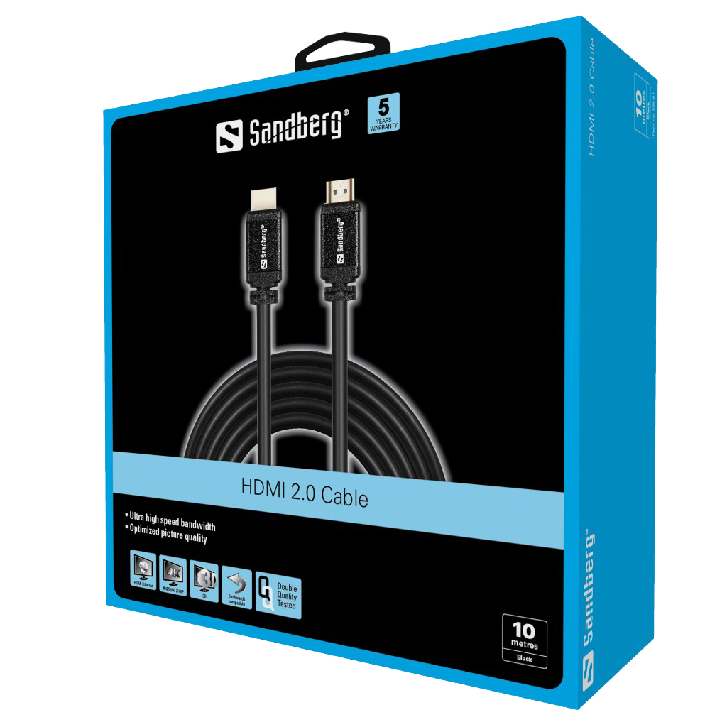 Sandberg 509-01 HDMI 2.0 Kabelis 10m 19M-19M
