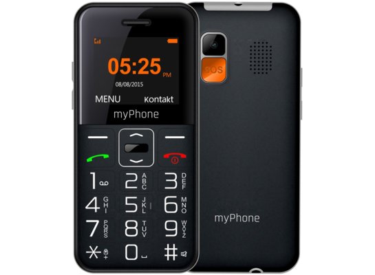 MyPhone HALO Easy Black Удобный Мобильный Телефон