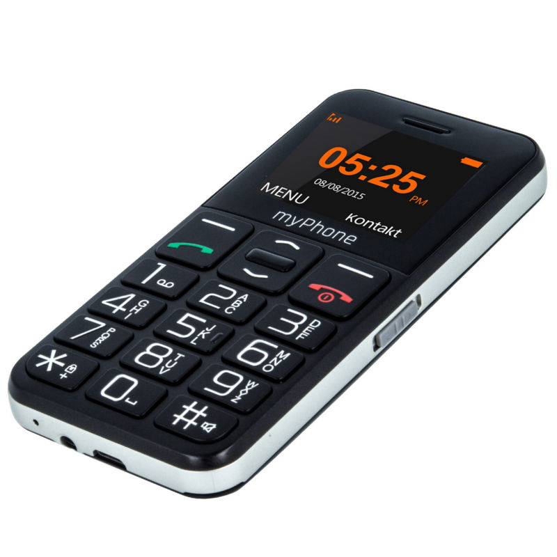 MyPhone HALO Easy Black Удобный Мобильный Телефон