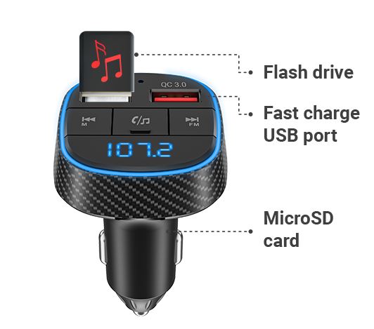 Navitel BHF02 Base Bluetooth Brīvroku Iekārta Auto