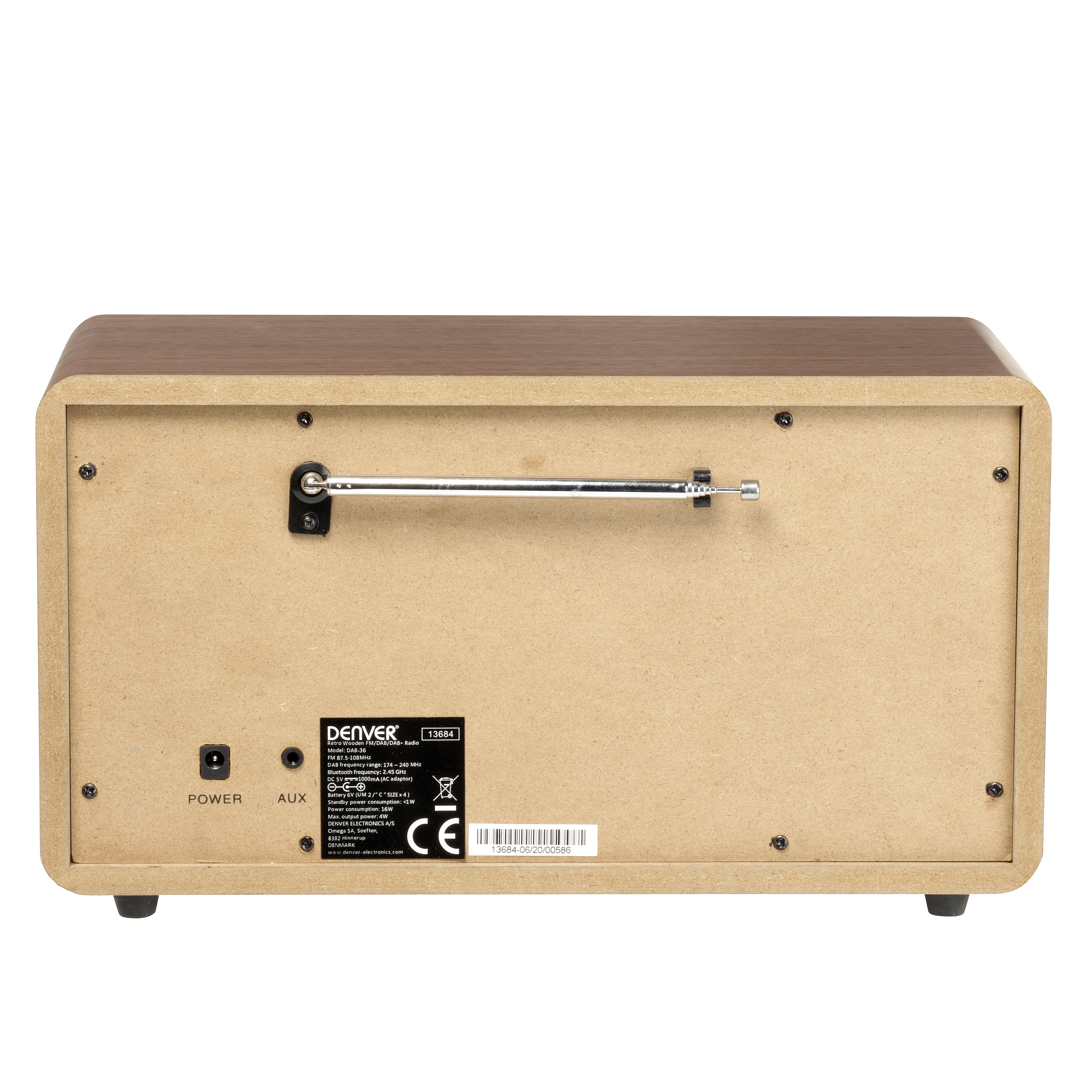 Denver DAB-36 pārnēsājamais digitālais radio