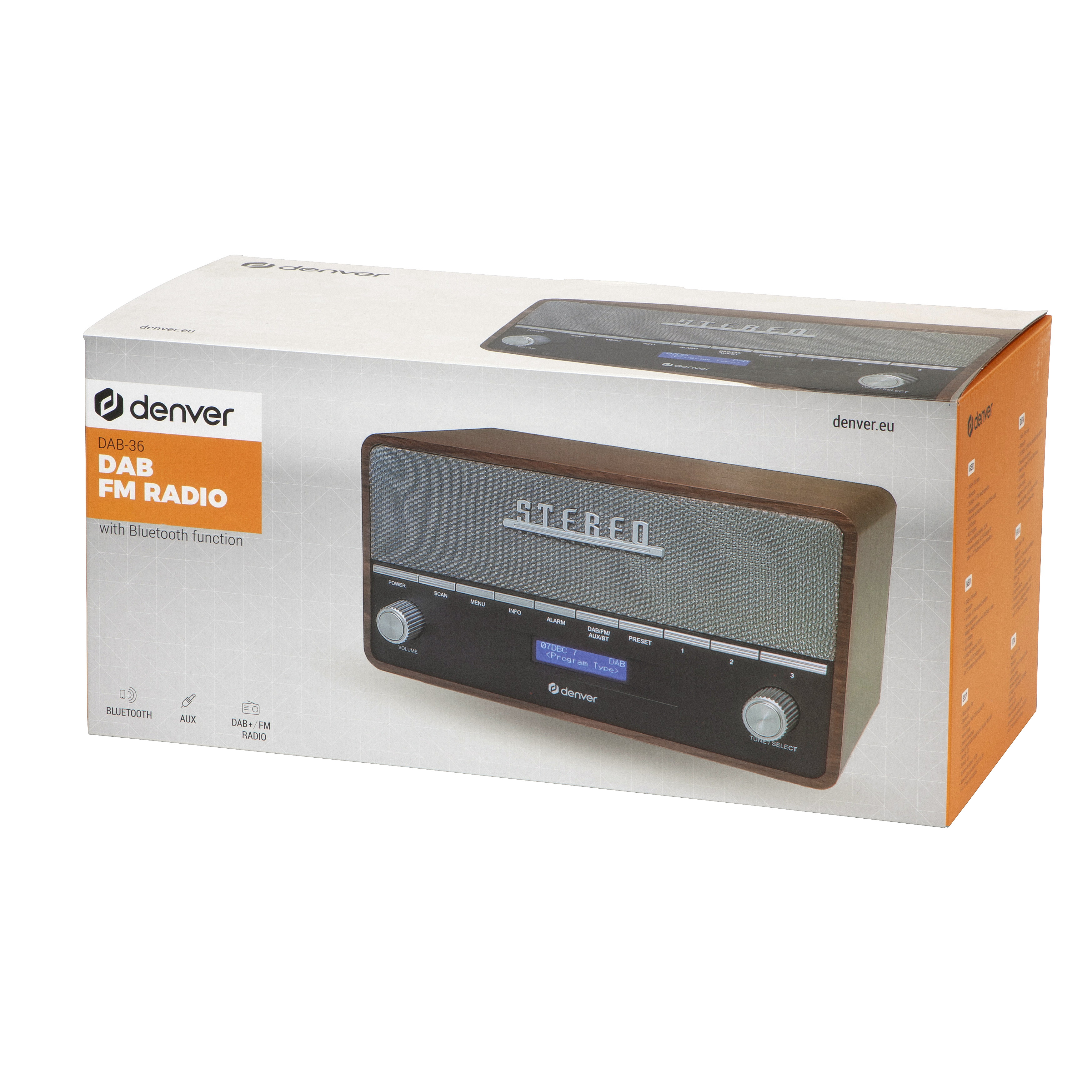 Denver DAB-36 pārnēsājamais digitālais radio