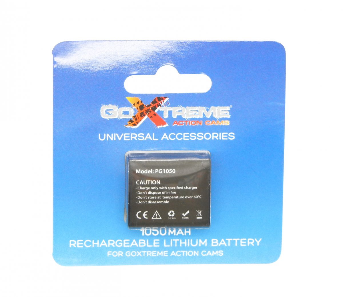 GoXtreme 01472 1050mAh Battery for Action Cameras