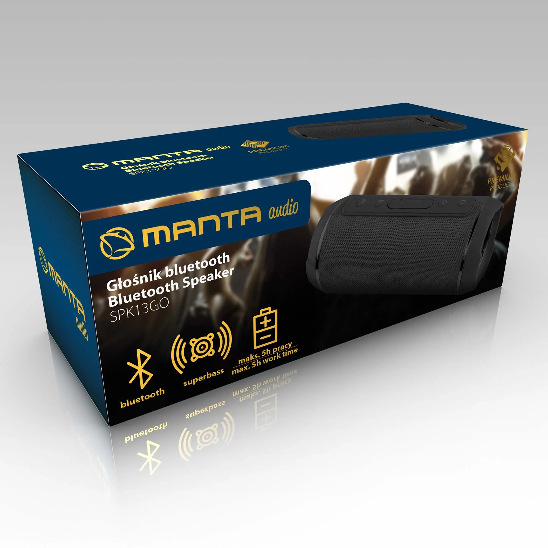 Manta SPK12GO BT портативная Bluetooth колонка