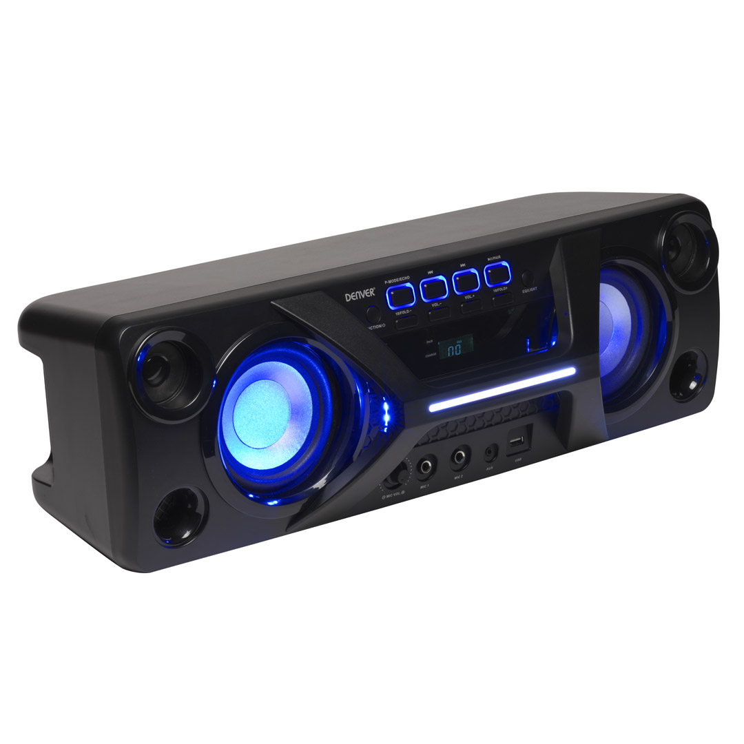 Denver BTB-410NR Bluetooth skaļrunis pārnēsājams un jaudīgs
