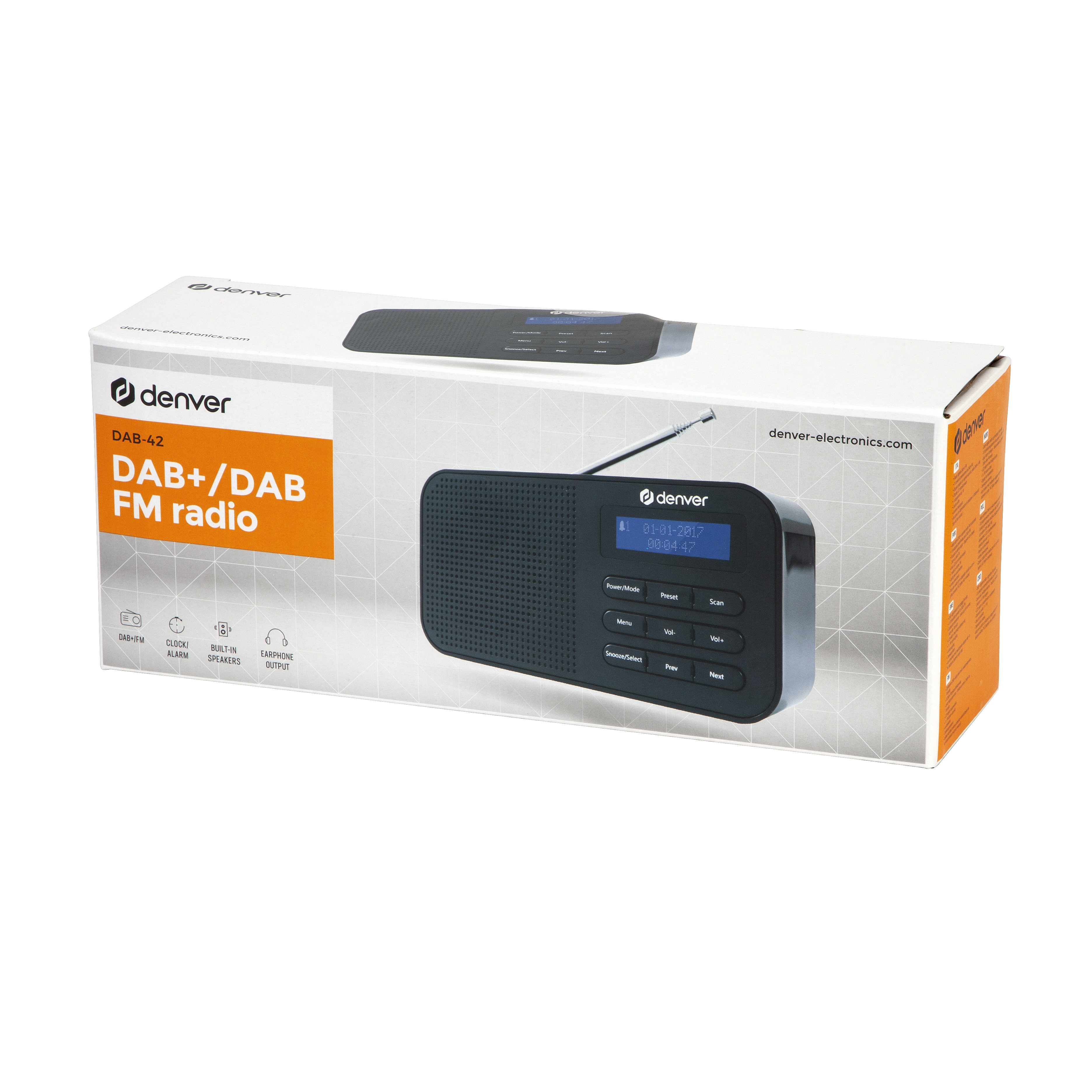 Denver DAB-42 Must Digitaalne Raadio