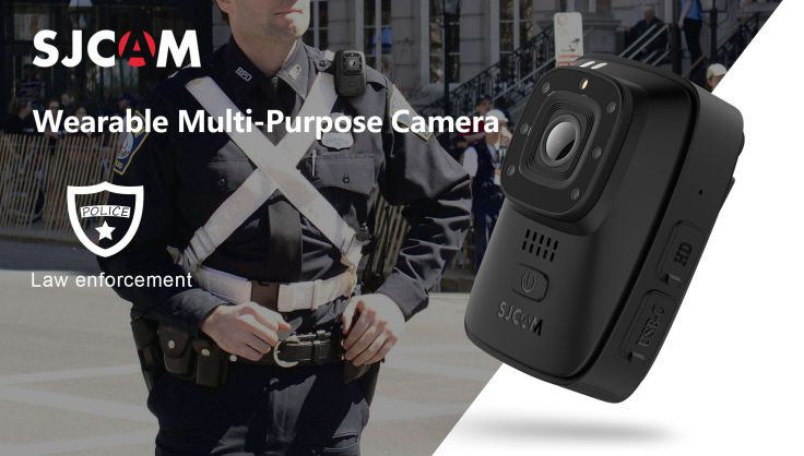 SJCAM A10 Ķermeņa Kamera Melna - Izturīga un Pārnēsājama