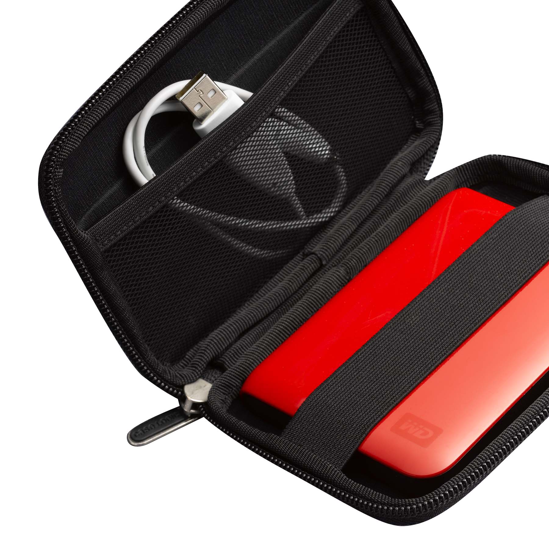Case Logic QHDC-101 Melna Cietā Diska Korpuss