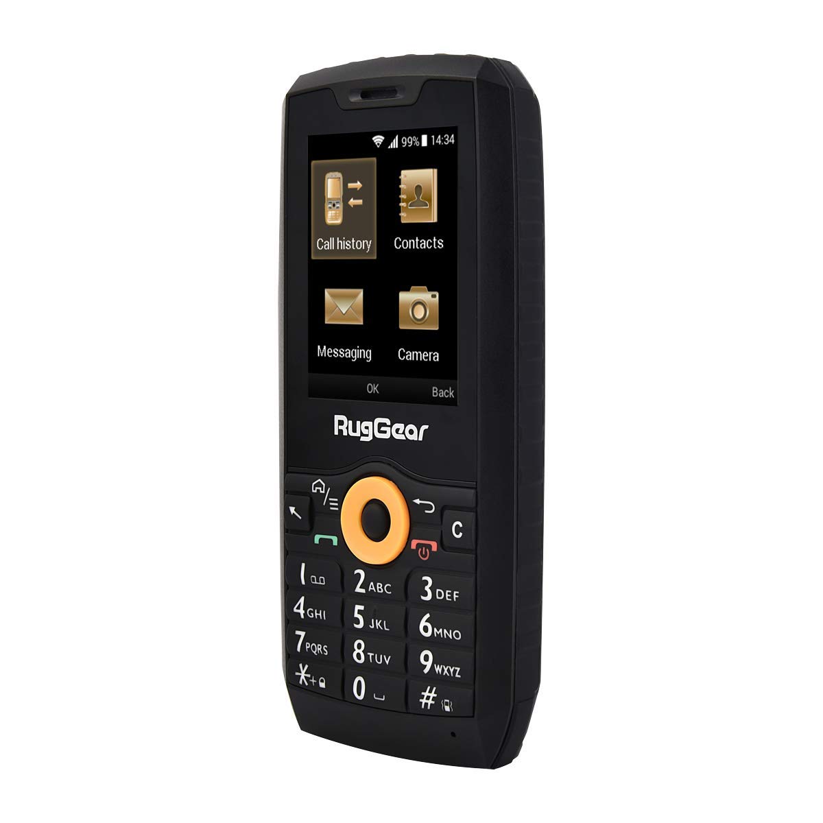RugGear RG150 Dual Melns Izturīgs Telefons