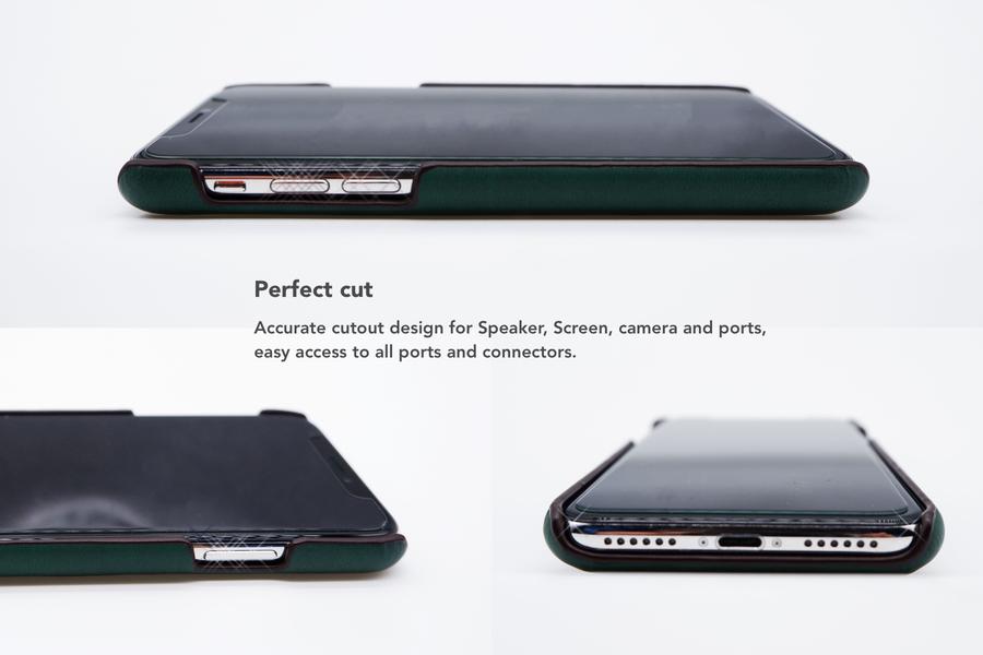 VixFox iPhone X/XS Forest Green Card Slot Case