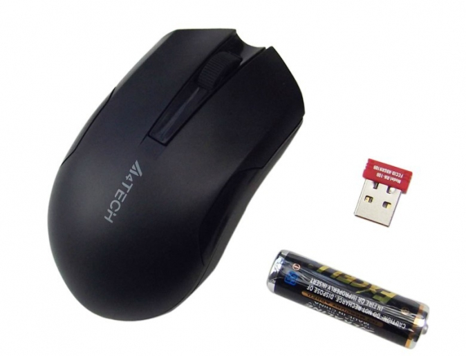 A4Tech V-Track G3-200N Juoda Mėlyna Belaidė Pelė