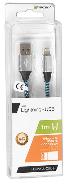 Tracer 46269 USB 2.0 iPhone Kaabel 1m Must Sinine