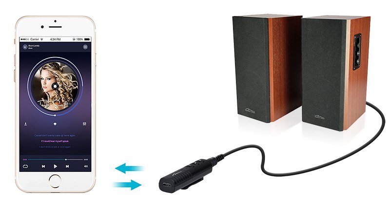 Media-Tech MT3588 Bluetooth 5.1 EDR bevielės ausinės
