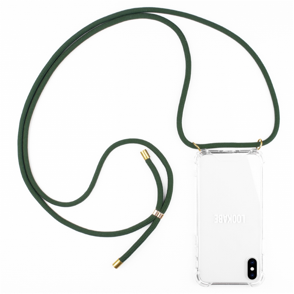 Lookabe loo013 Kaelakee iPhone X/Xs Kuldne Roheline