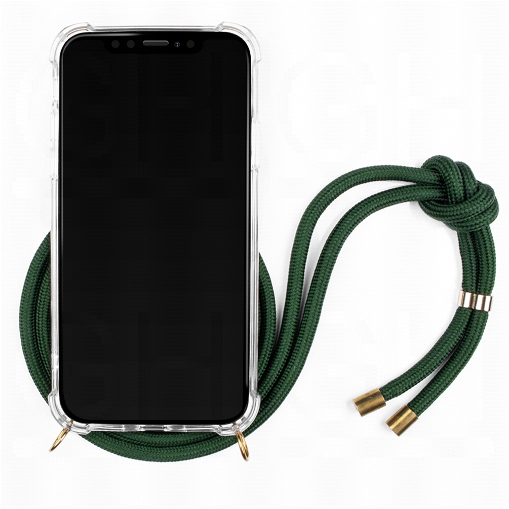 Lookabe loo013 Kaelakee iPhone X/Xs Kuldne Roheline