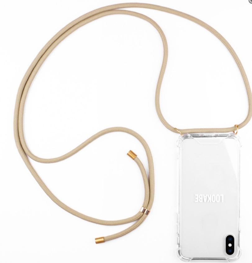 Lookabe Ожерелье iPhone Xs Max loo010 Золотой Nude