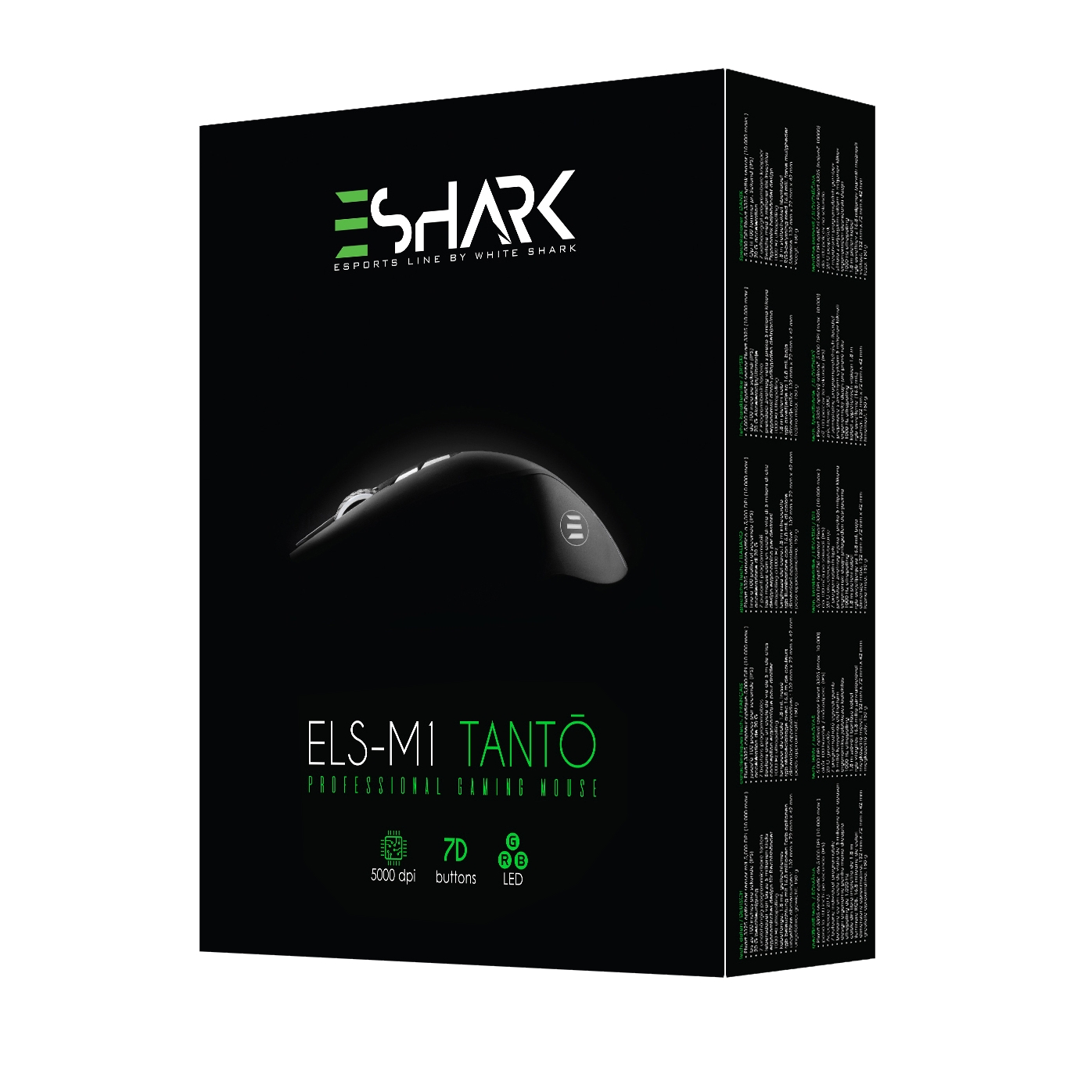 eShark ELS-M1 Tanto RGB Žaidimų Pelė
