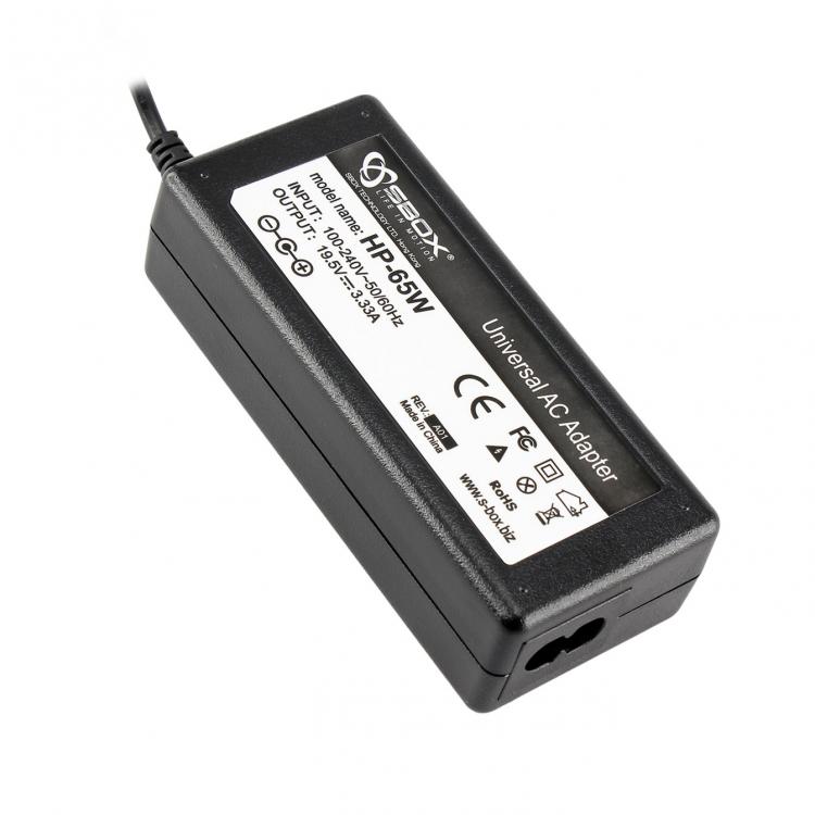 Sbox HP-65W 19.5V 65W Universal Laptop Charger