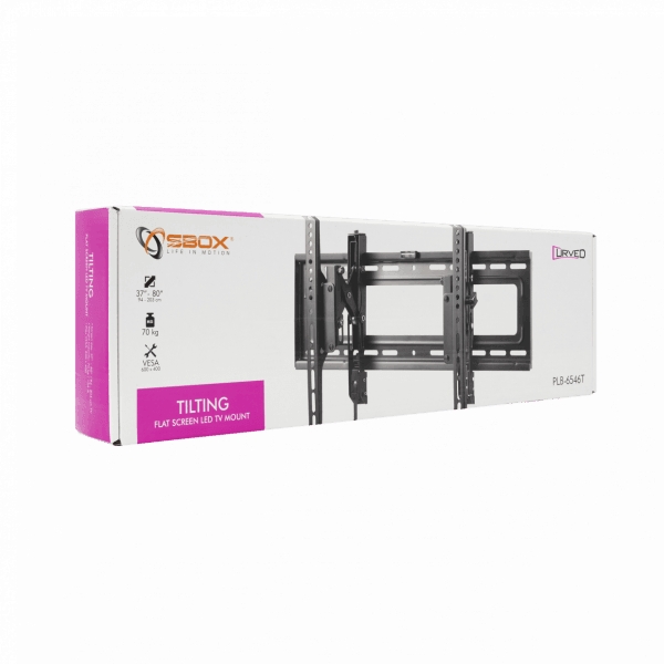 Sbox PLB-6546T TV Sienas Stiprinājums 37-80 Collu Ekrāniem