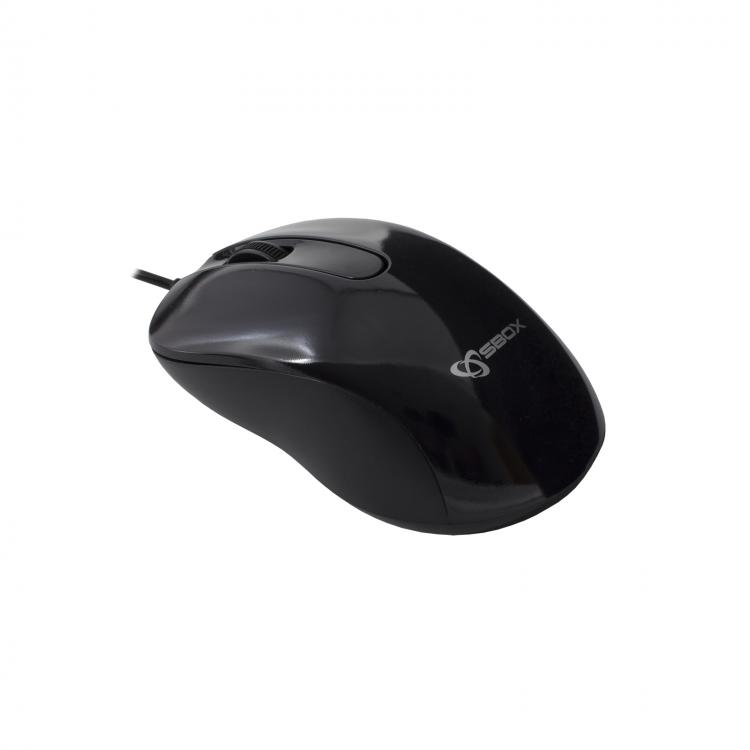 Sbox M-901 Optical Mouse  Black