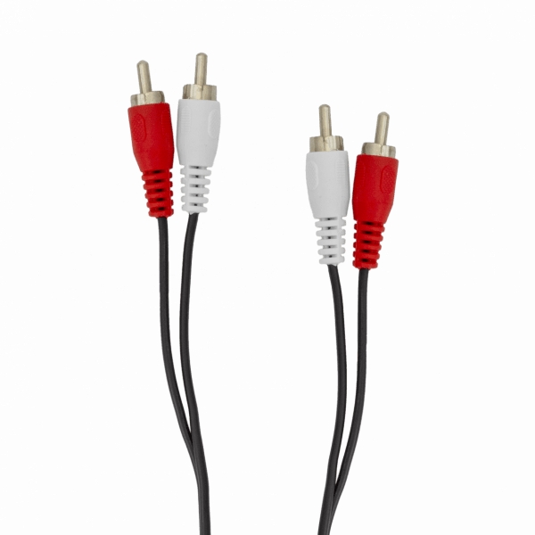 Sbox RCA-101 2XRCA līdz 2XRCA kabelis 1.5m