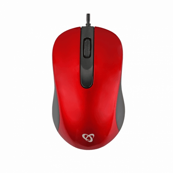 Sbox M-901 Optical Mouse  Red