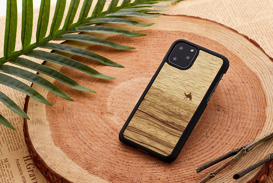 MAN&WOOD iPhone 11 Pro Max dėklas Terra Juodas