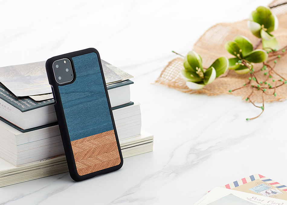 MAN&WOOD iPhone 11 Pro Max Case Denim Black