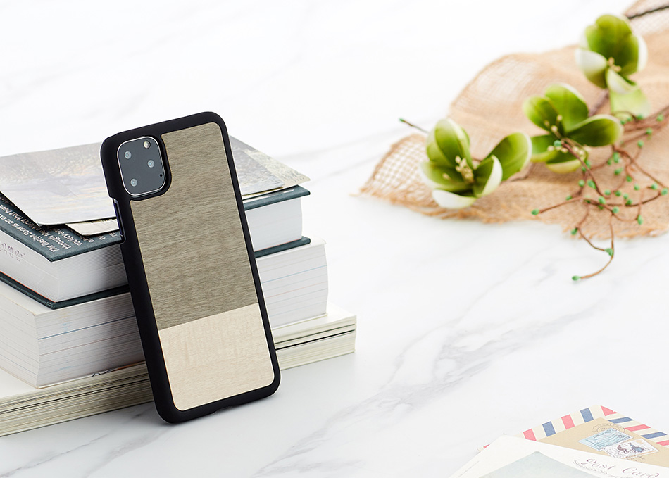 MAN&WOOD iPhone 11 Pro Max Case Einstein Black