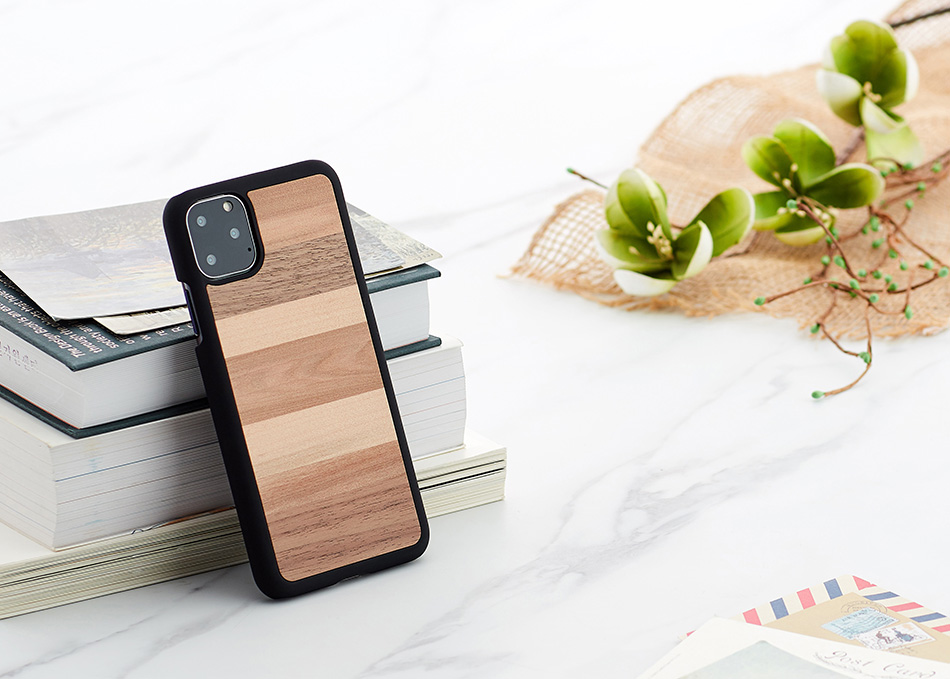 MAN&WOOD iPhone 11 Pro Max Case Sabbia Black