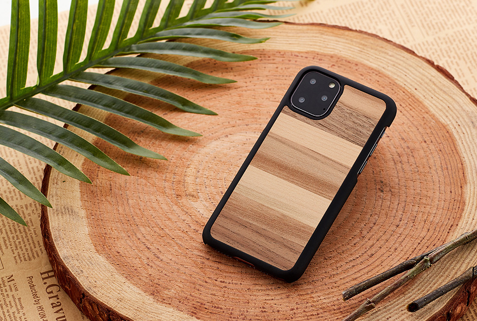 MAN&WOOD iPhone 11 Pro Max Case Sabbia Black