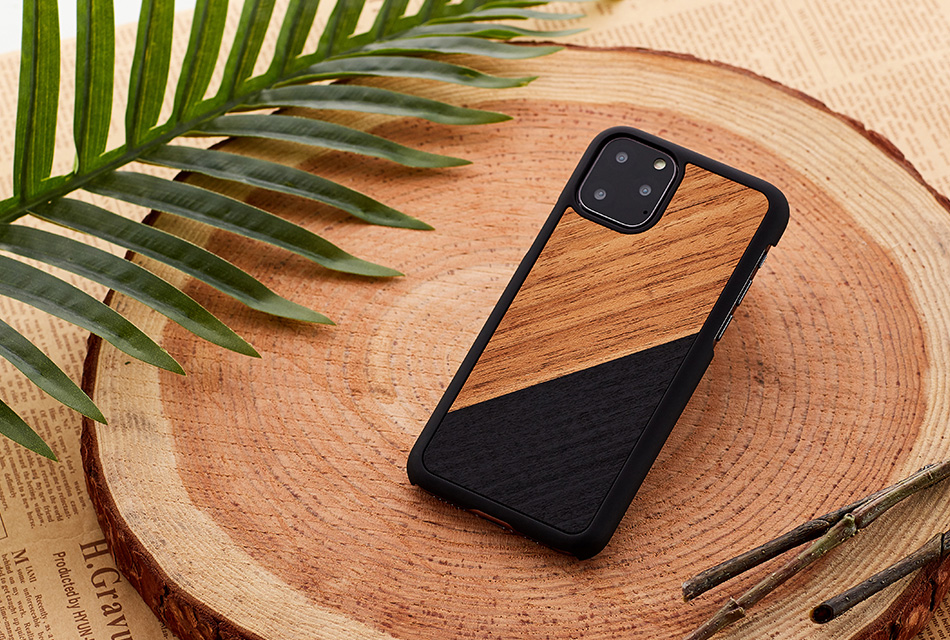 MAN&WOOD iPhone 11 Pro Max ümbris Western Black