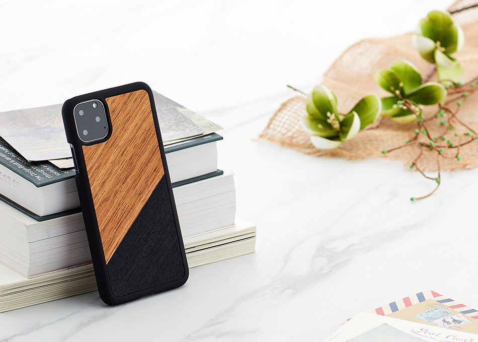 MAN&WOOD iPhone 11 Pro Max ümbris Western Black