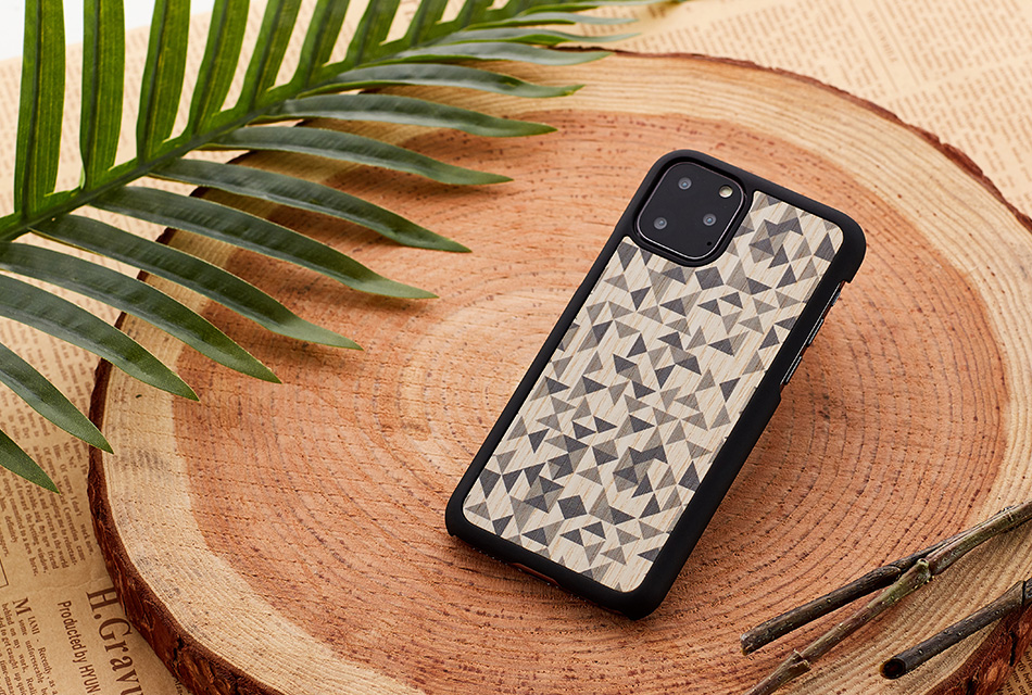 MAN&WOOD iPhone 11 Pro Max Korpus Mono Kolmnurk Must