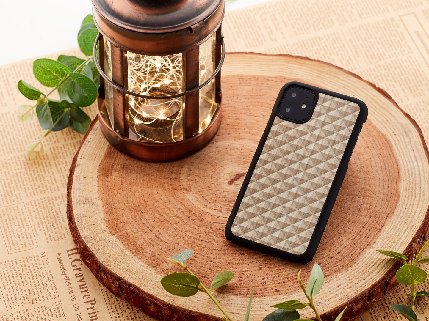 MAN&WOOD iPhone 11 soomusrüü must kaitsekorpus vastupidav kaitse