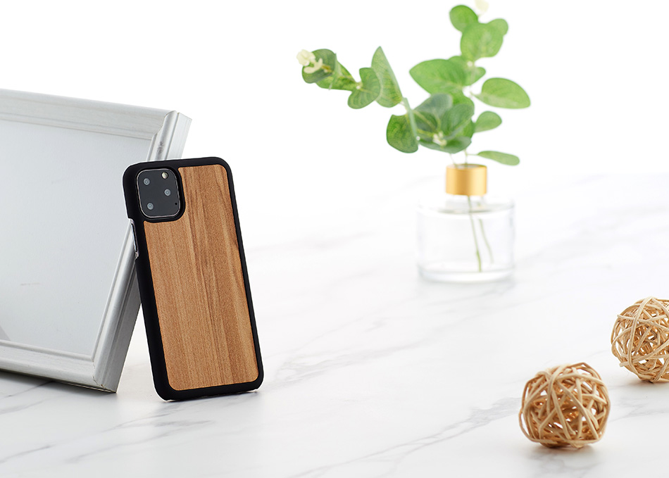 MAN&WOOD iPhone 11 Pro Vāciņš Cappuccino Melns
