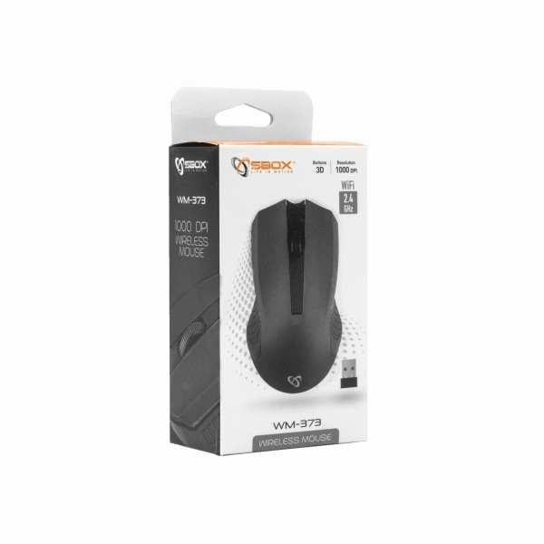 Sbox WM-373 Black Wireless Mouse