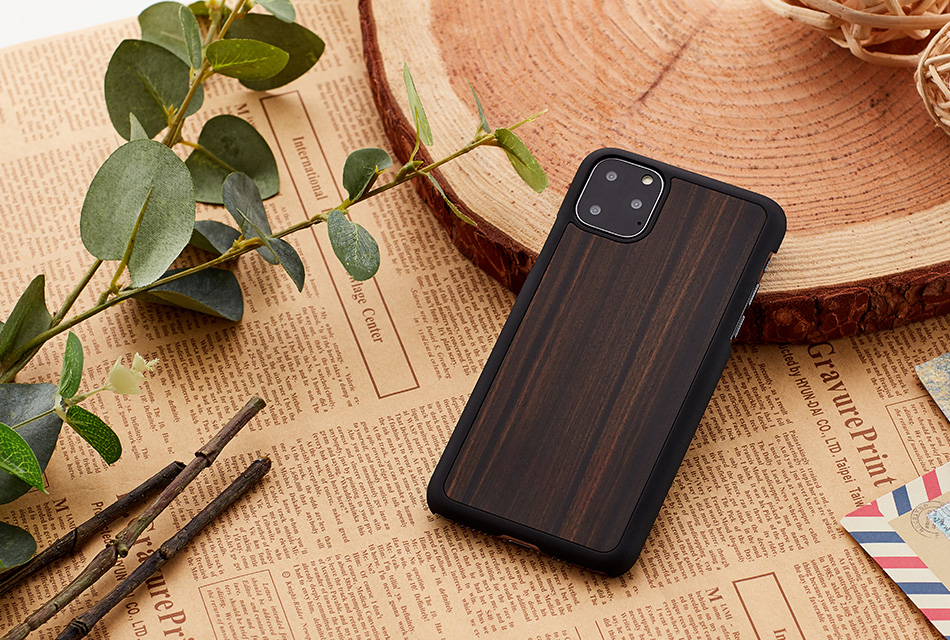MAN&WOOD iPhone 11 Pro Vāciņš Melna Eļļas Koksne