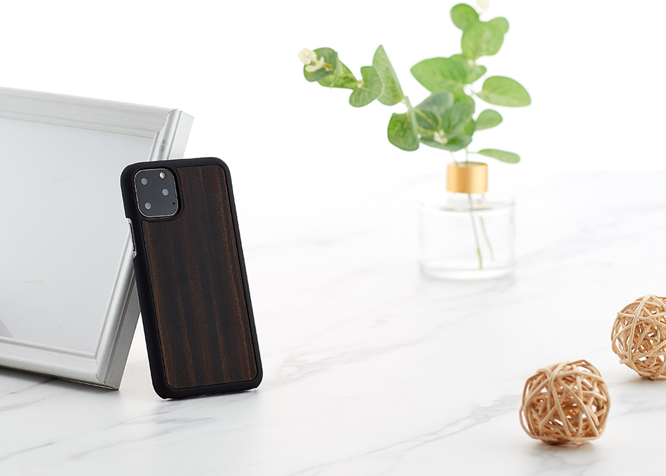 MAN&WOOD iPhone 11 Pro Vāciņš Melna Eļļas Koksne