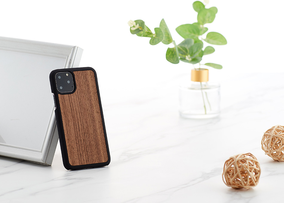 MAN&WOOD iPhone 11 Pro Case Black Walnut