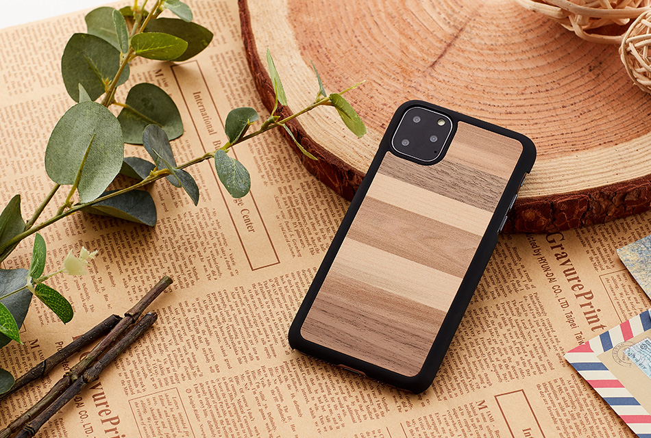 MAN&WOOD iPhone 11 Pro ümbris - Sabbia Black