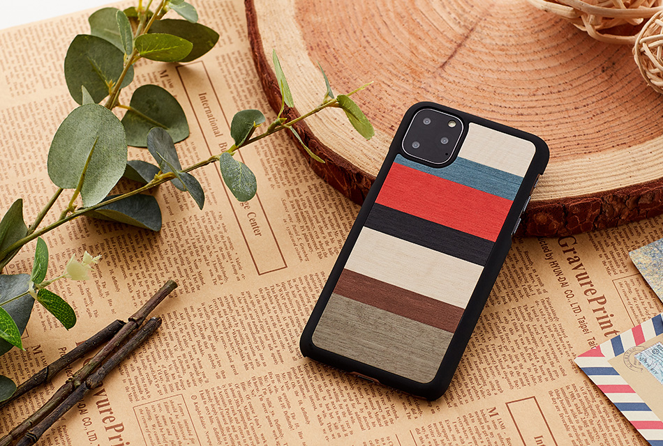MAN&WOOD iPhone 11 Pro Vāciņš Corallina Melns