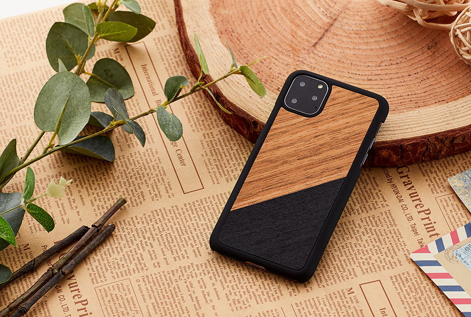 MAN&WOOD iPhone 11 Pro Dėklas Western Black