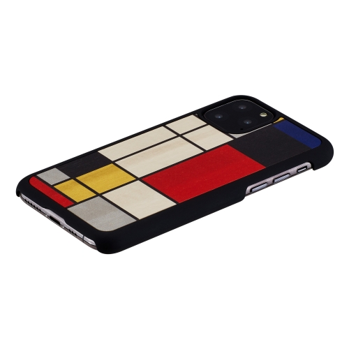 MAN&WOOD iPhone 11 Pro Mondrian Wood Case Black