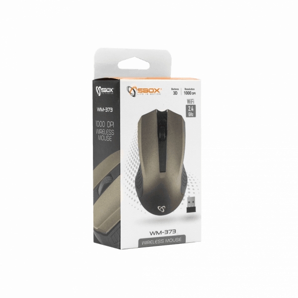 Sbox WM-373G Wireless Mouse Gray for Easy Navigation