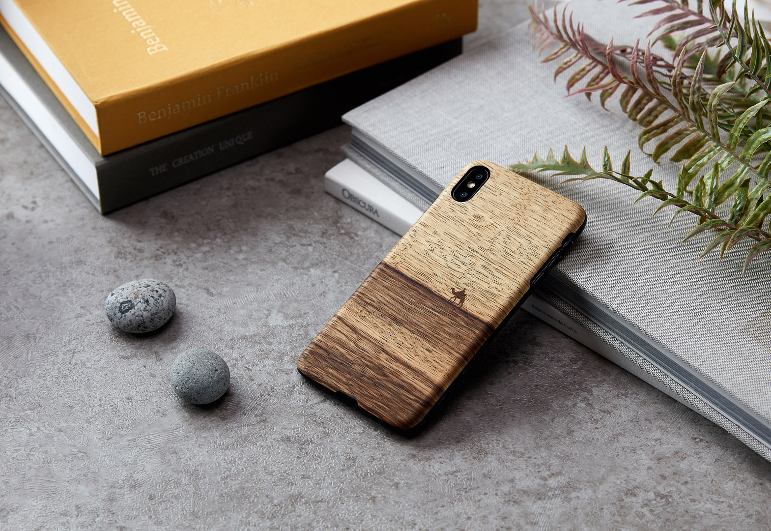 MAN&WOOD iPhone XS Max Case Terra Black