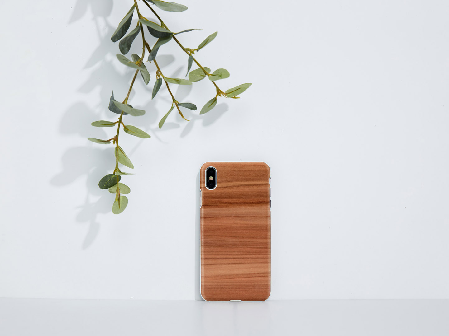 MAN&WOOD iPhone XS Max Dėklas Cappuccino Baltas